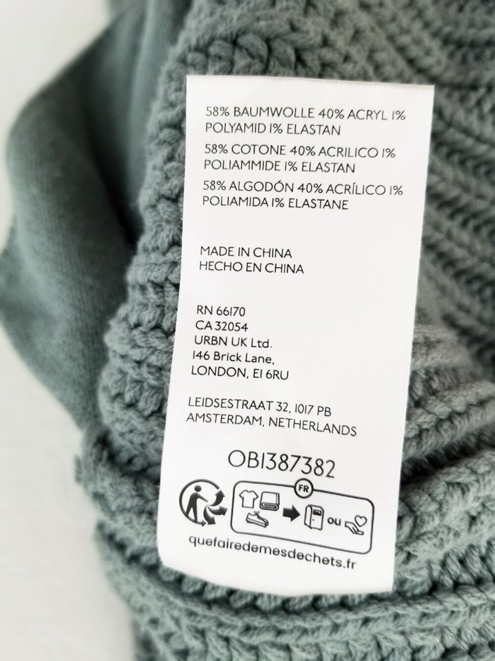 Free People Swim Too Deep Oversized Cardi Longline Cardigan M Seafoam Green $158 - Picture 11 of 16